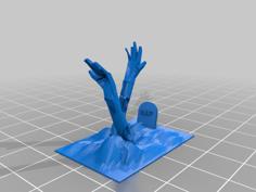 Zombie Hands 3D Printer Model