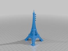 Eiffel Tower Necklace Holder 3D Printer Model