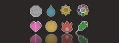 Pokemon Badges 3D Printer Model