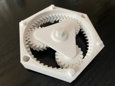 Print In Place Stackable Planetary Gear Set 1:5.25 3D Printer Model