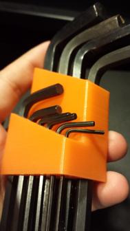 Metric Allen Wrench Holder 3D Printer Model