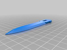 OTF Blade+Spring Remix 3D Printer Model