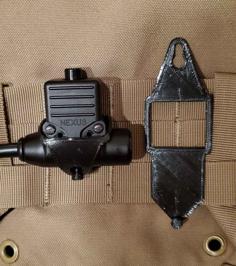 Molle PTT Retainer For Nexus Or U-94/A , TPU 3D Printer Model