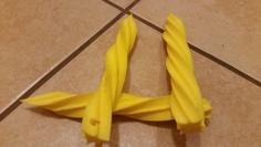 Twisted Tent Stakes 3D Printer Model