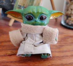 Articulated BJD Baby Yoda 1.0 Tiny 3D Printer Model