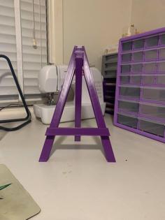 Mini Caballete Easel – Less Support 3D Printer Model