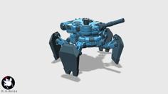 Spider Tank 3D Printer Model