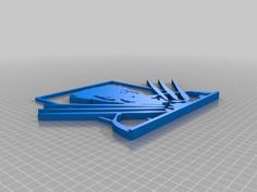 3d Wolverine Wall-Mount 3D Printer Model