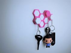 Hexagon Key Holder 3D Printer Model