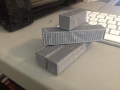 Shipping Containers 20 And 40 Foot! 3D Printer Model