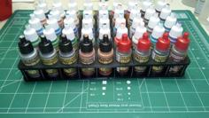 Dropper Bottle Paint Holder 3D Printer Model