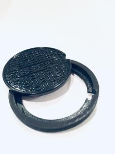 Miniature Manhole 3D Printer Model