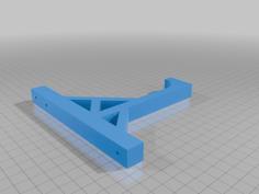 Simple Filament Rod Holder 3D Printer Model