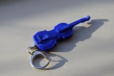 Violin Keychain 3D Printer Model