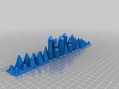 Cyberpunk Spikes 3D Printer Model