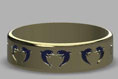 Dolphin Ring 3D Printer Model