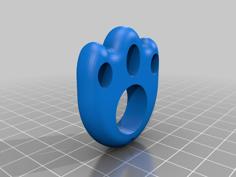 Cat Keychain 3D Printer Model