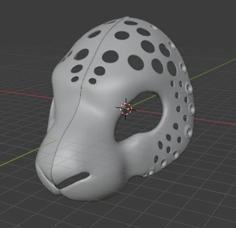 Semi Realistic Bunny/rabbit Fursuit Head (remix) 3D Printer Model