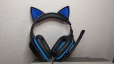 Cat Ears Logitech G432 Headset 3D Printer Model