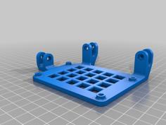 RAMPS Mounting Bracket For Prusa Mendel 3D Printer Model