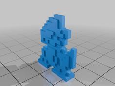 Pixel Monodramon 3D Printer Model