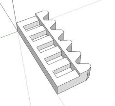 Vertical Blind Rack Gear 3D Printer Model