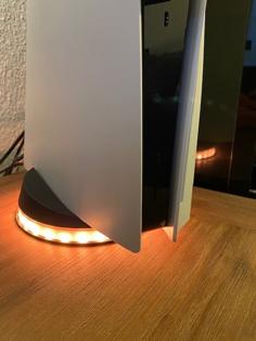 Easy PS5 LED Stand (WLED Edition) 3D Printer Model