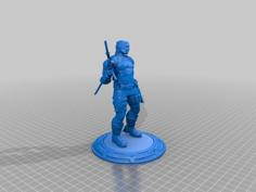 Deadpool Statue 3D Printer Model