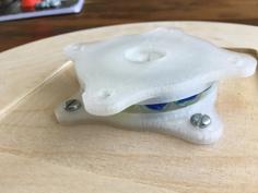 Marble Lazy Susan Bearing (No Hardware Required!) 3D Printer Model