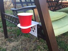 Patio Swing Cup Holder 3D Printer Model