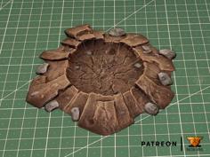 Crater Terrain – Sample Piece 3D Printer Model