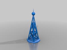 Radio Tower 3D Printer Model