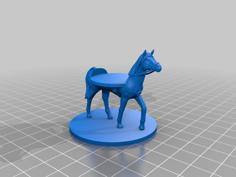 Riding Horse With Mini Slot 3D Printer Model