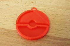 Pokeball Keychain 3D Printer Model