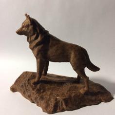 Husky Statue – Michigan Tech **UPDATED** 3D Printer Model