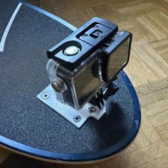 Oxelo Surfskate Go Pro Mount 3D Printer Model