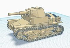 L6/40 Light Tank 3D Printer Model