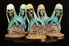 Grave Ghost Tabletop Miniature 3D Printer Model