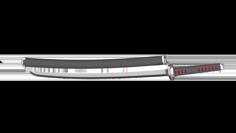 Katana Of Tanjiro Kamado In Kimetsu No Yaiba 3D Printer Model