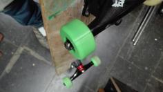 3d Printed Skateboard Wheel – Ninjaflex (TPE) 3D Printer Model