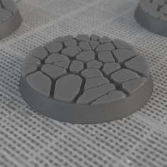 Cobblestone Bases 25mm 3D Printer Model