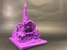 Crystal Fortress 3D Printer Model