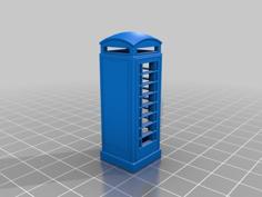 British Telephone Box 3D Printer Model