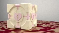 Companion Cube Dice 3D Printer Model