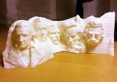 Add A Face To Mt. Rushmore 3D Printer Model