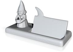 Female Gnome Sayin’ Business Card Holder Fixed Walls Printable In Anything 3D Printer Model