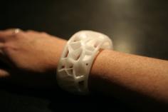 Voronoi Bracelet 3D Printer Model