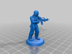 Modern Soldier – Assault Rifle – Type 2 3D Printer Model