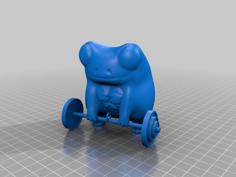 Fred The Frog But He’s Shredded 3D Printer Model