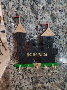 Castle Key Holder 3D Printer Model